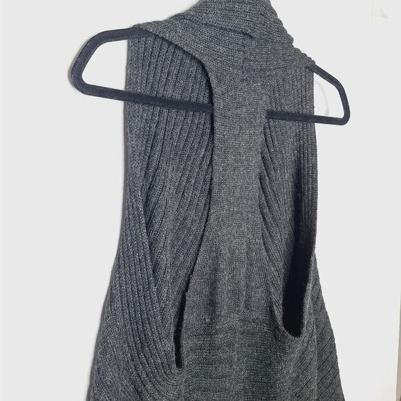 Peruvian Link Alpaca Collection Sweater Vest Women's Ribbed Waterfall Long O/S - Picture 8 of 8